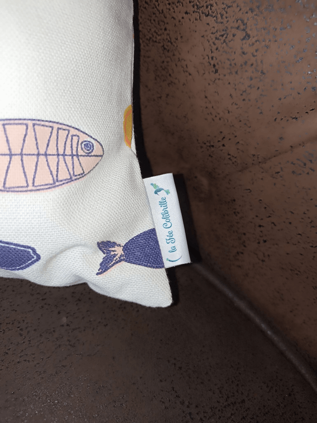 Coussin rectangle - Fish