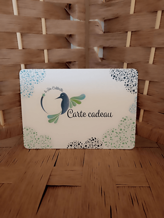Carte cadeau - La Fée Colibrille