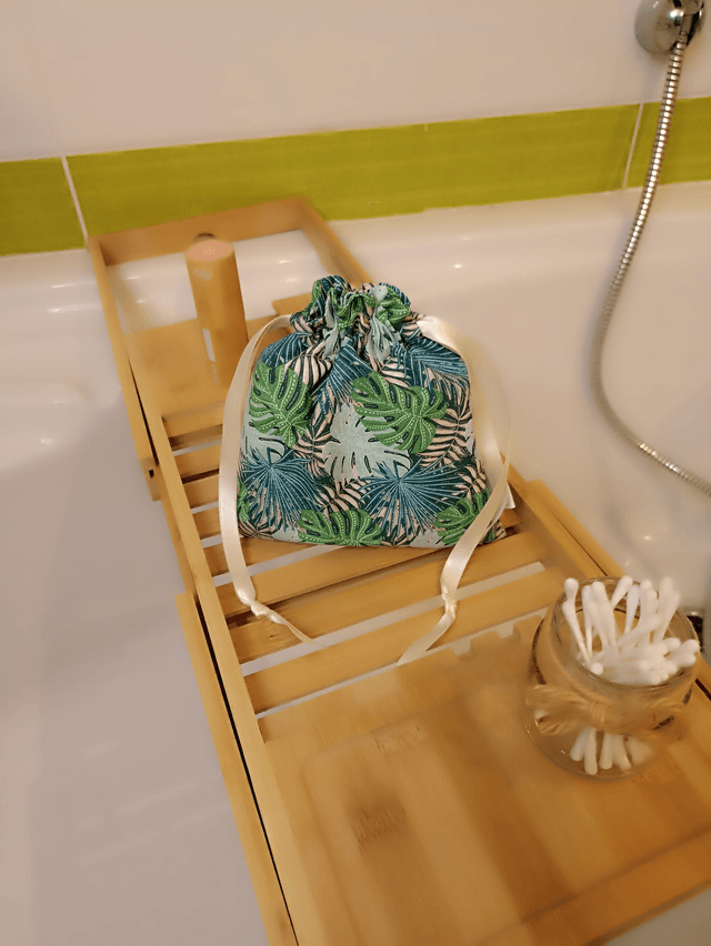 Ensemble de 8 lingettes avec pochon assorti - Amazonia