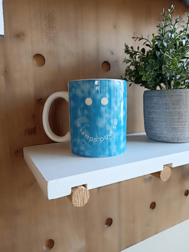 Mugs  - Un temps pour soi - Smile bleu