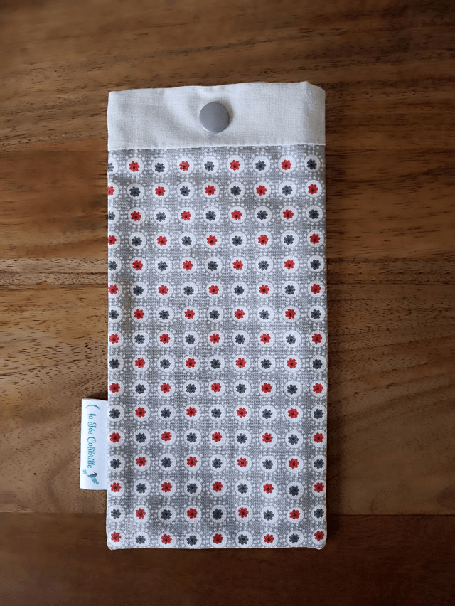 Etui à lunettes / crayons - Mini fleurs