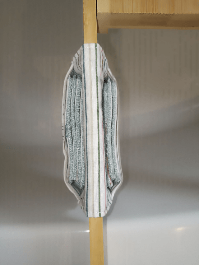 Ensemble de 8 carrés visage avec étui assorti - Lapinou