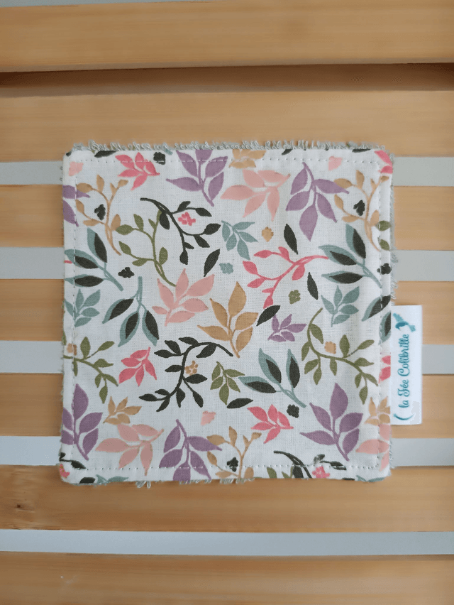 Ensemble de 8 lingettes avec pochon assorti - Sweety