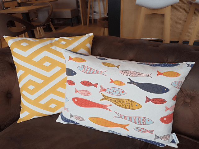 Coussin rectangle - Fish