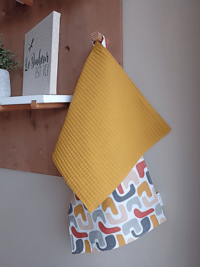 Ensemble d'essuie - mains Terracotta 