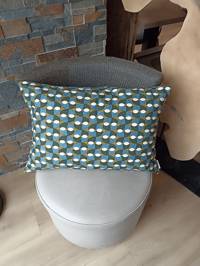 Coussin Sixtees - Version Rectangle