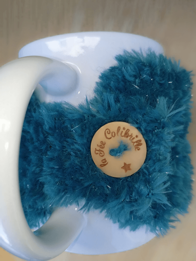 Snood pour mugs à paillettes