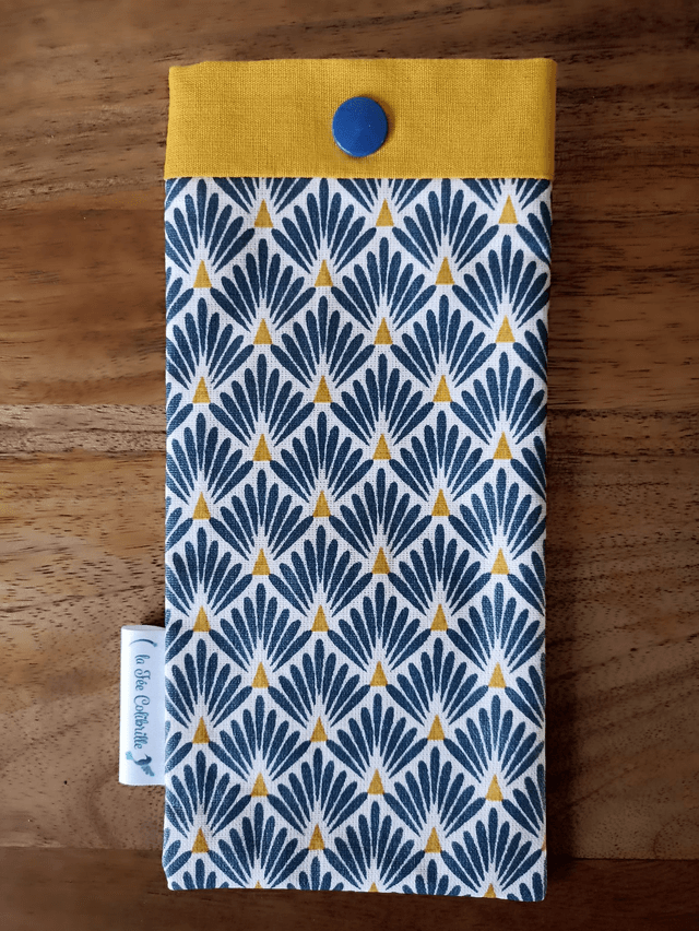 Etui à lunettes / crayons - Plam marine