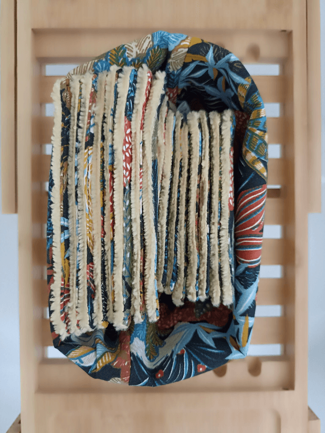 Ensemble panier avec lots de 8 lingettes et de 8 carrés visage - Natura