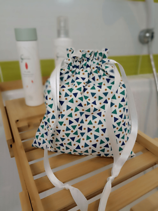 Ensemble de 8 lingettes avec pochon assorti - Khéops