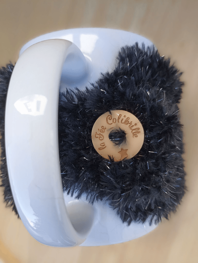 Snood pour mugs à paillettes