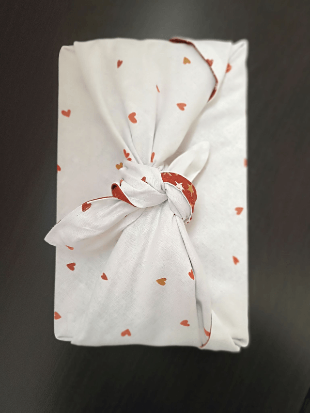 Furoshiki réversible - Christmas/Love
