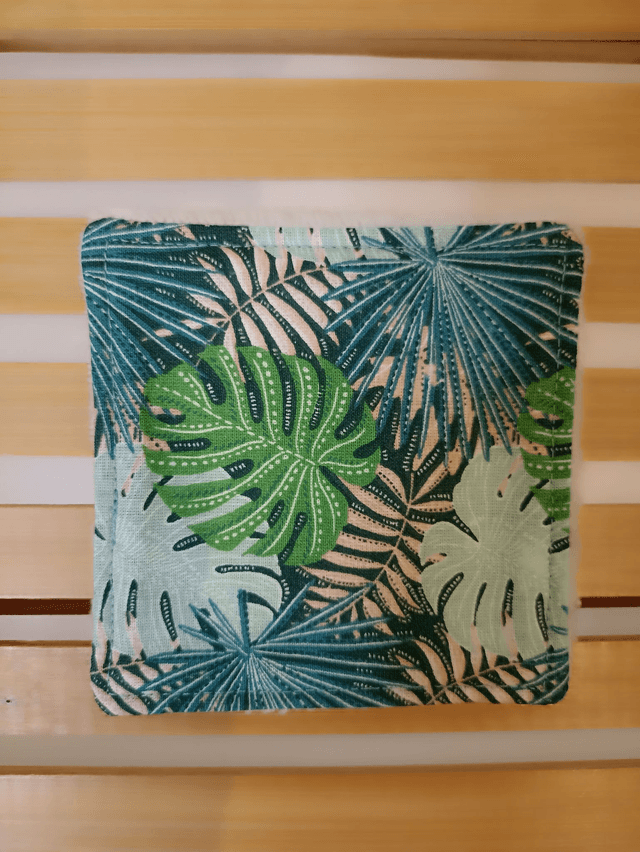 Ensemble panier avec lots de 8 lingettes et de 8 carrés visage - Amazonia