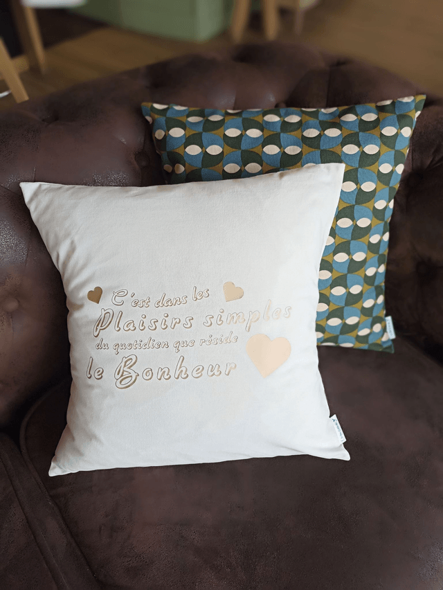 Coussin Sixtees - Version Carrée