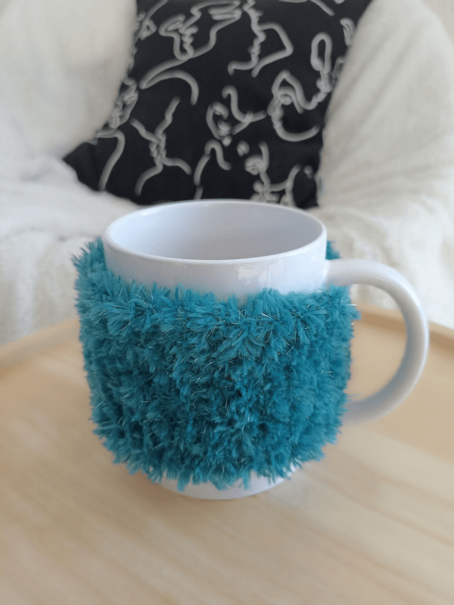 Snood pour mugs à paillettes