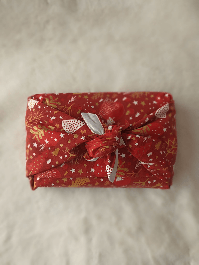 Furoshiki réversible - Christmas/Love