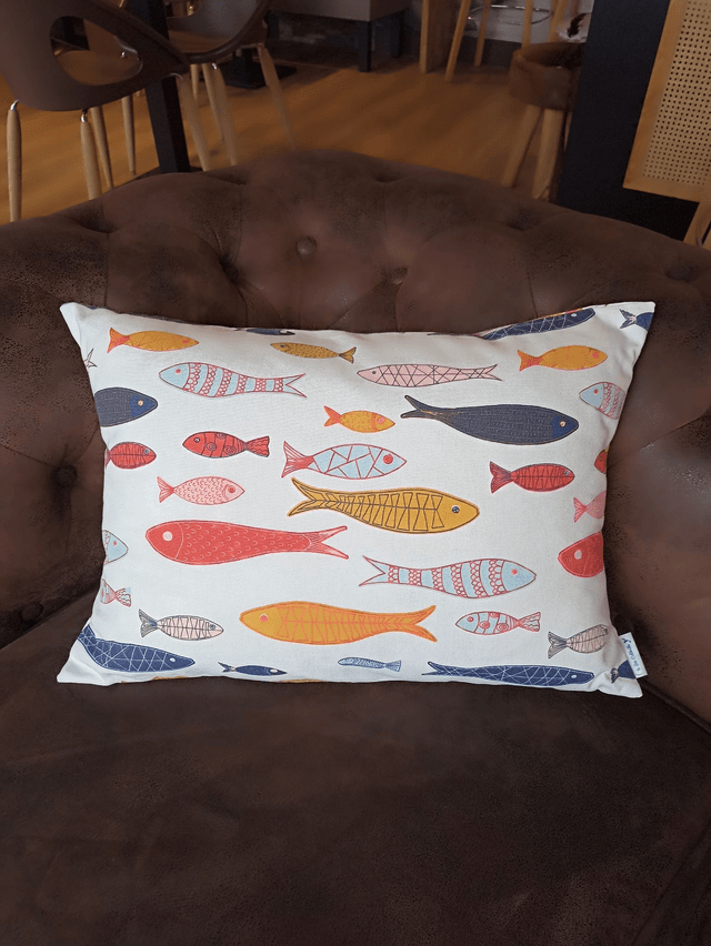 Coussin rectangle - Fish