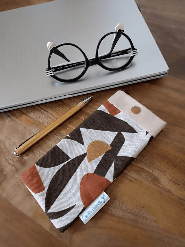 Etui à lunettes / crayons - Retro