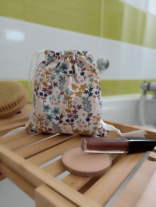 Ensemble de 8 lingettes avec pochon assorti - Romance