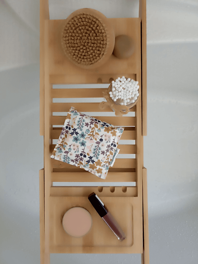 Ensemble de 8 carrés visage avec étui assorti - Romance